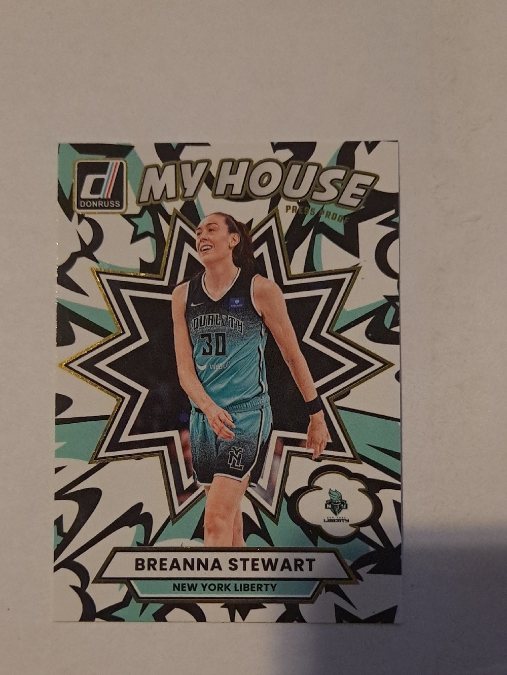 Donruss Breanna Stewart My House Trading Card - 2025